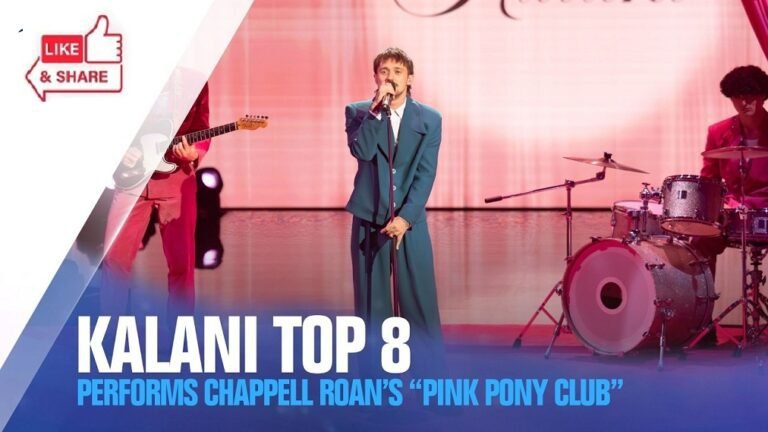 Kalani Artis Australian Idol 2026 Top 8 Performance Highlights