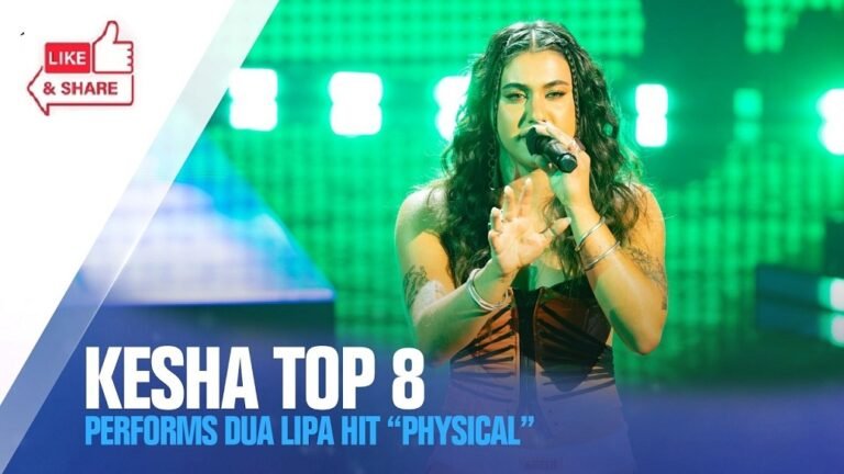Kesha Oayda Australian Idol 2026 Top 8 Performance Highlights